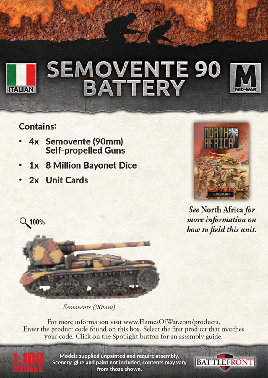 Semovente (90mm) Assault Guns (x4) - IBX23