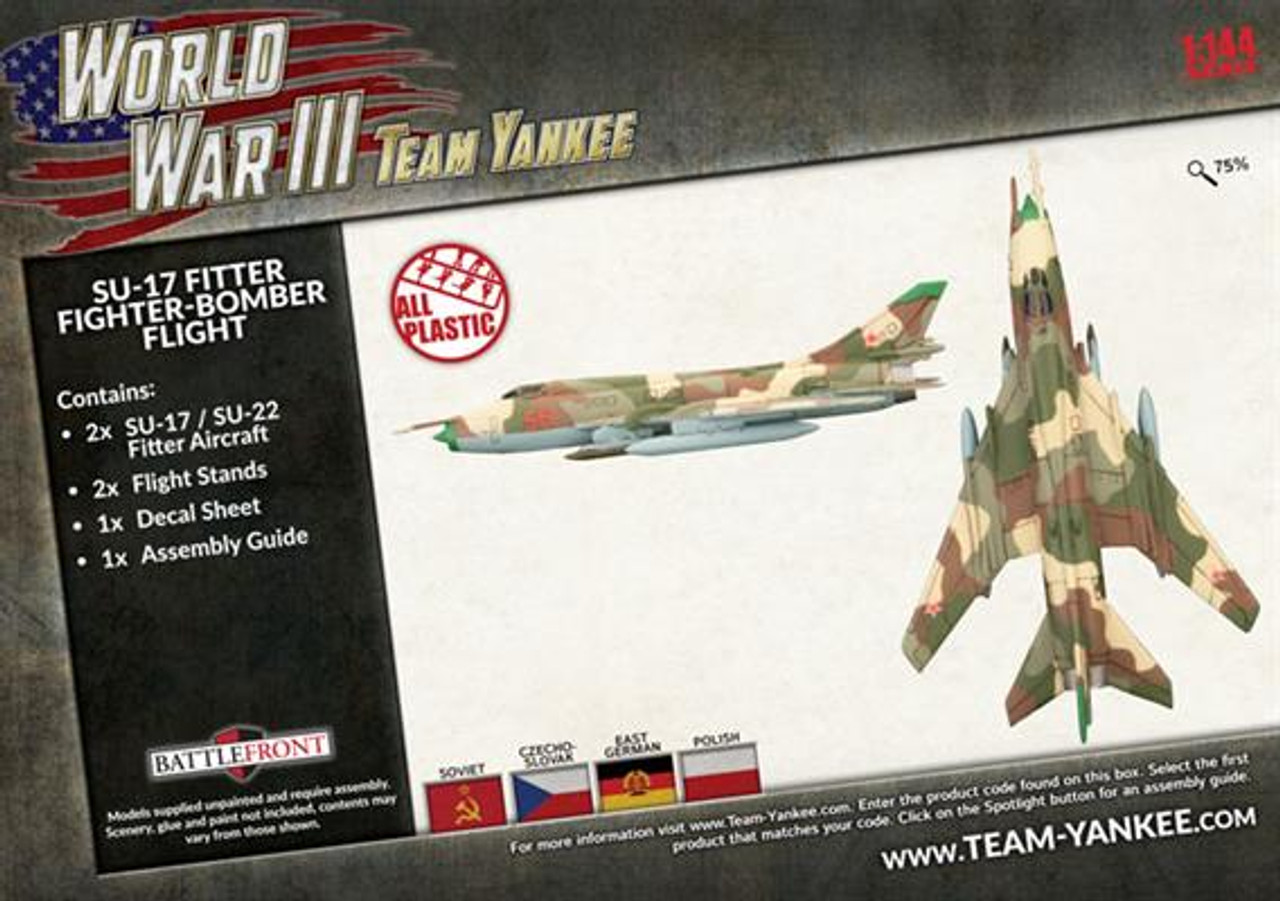 Su-17 Fitter Fighter-bomber Flight ( Plastic) - TSBX28