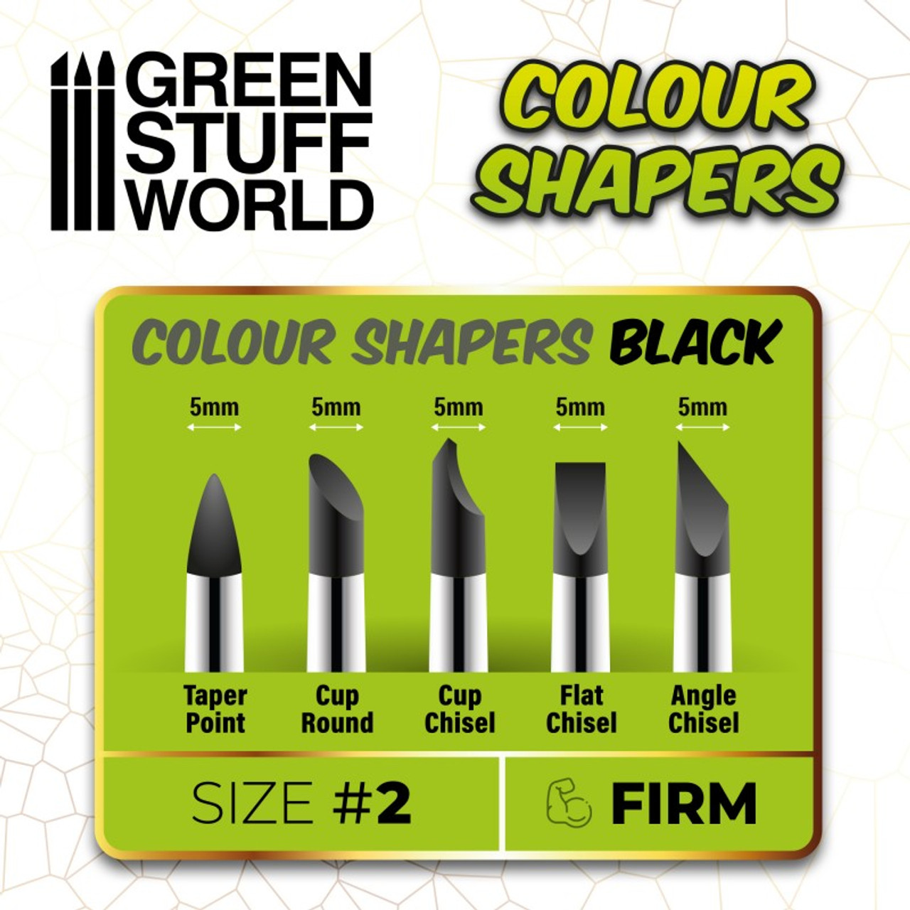 Colour Shapers Brushes SIZE 2 - FIRM