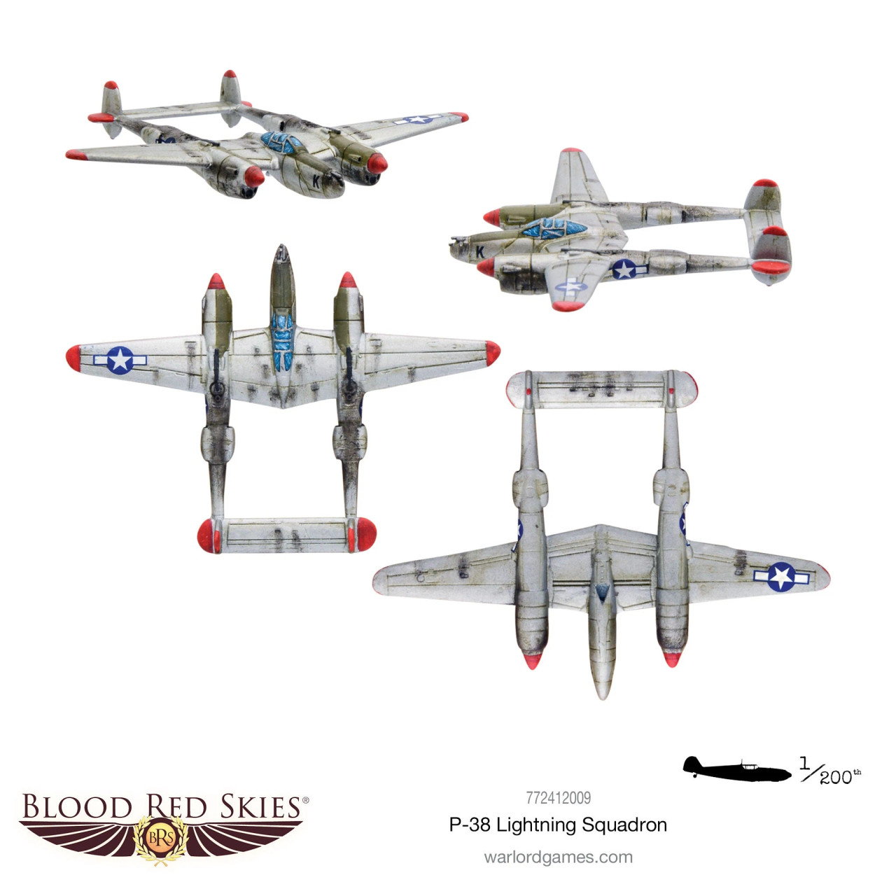 Blood Red Skies: P-38 Lightning Squadron - 772412009