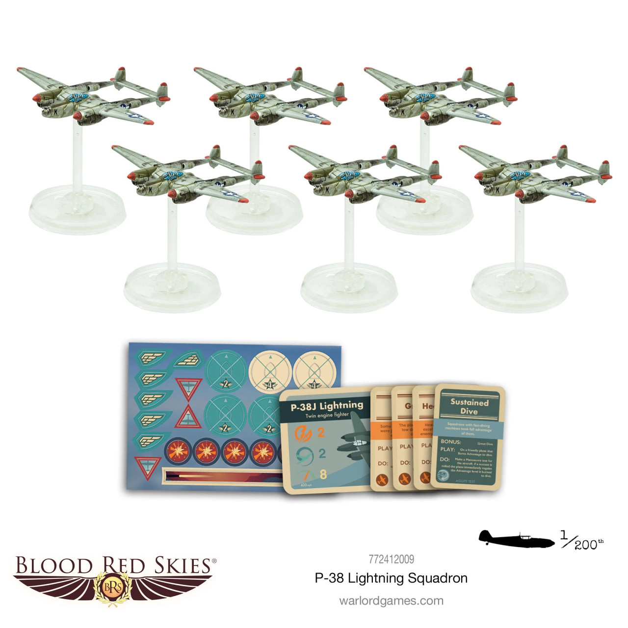 Blood Red Skies: P-38 Lightning Squadron - 772412009