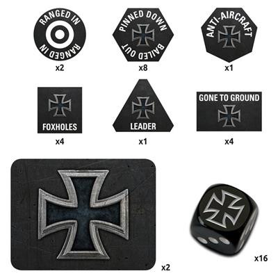 German Iron Cross Gaming Set - Kick-Ass Mail Order