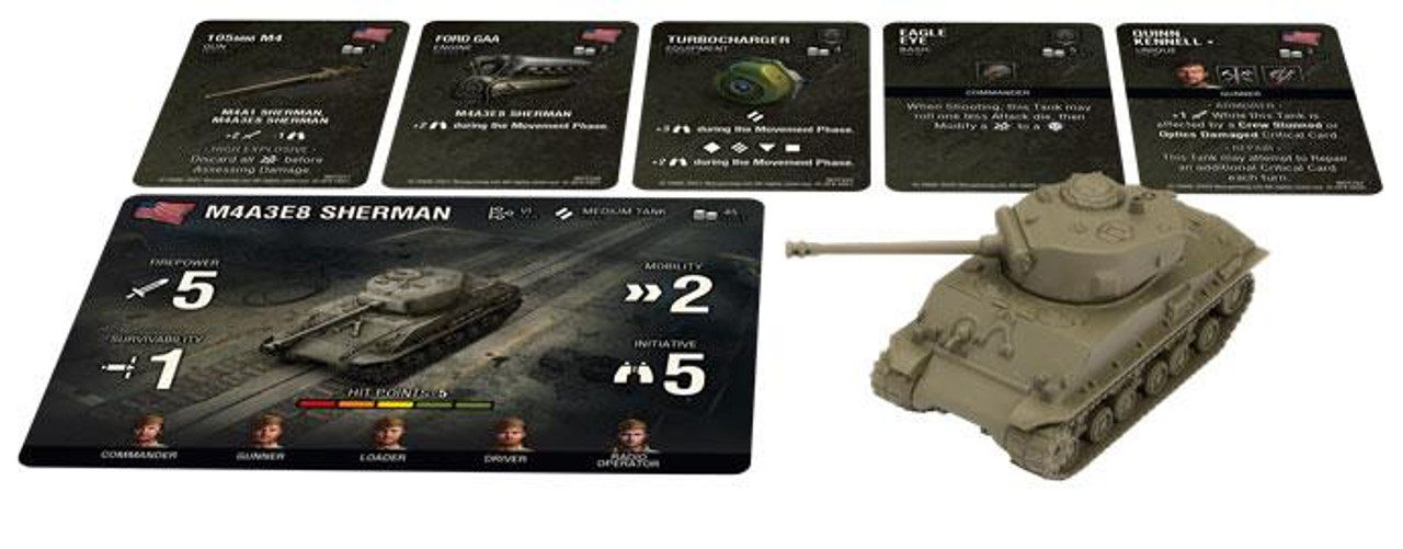 World of Tanks American M4A3E8 - WOT36 World of Tanks American M4A3E8 - WOT36