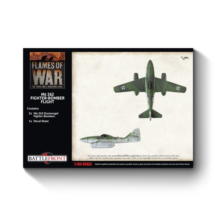 German Me 262 Fighter-Bomber Flight