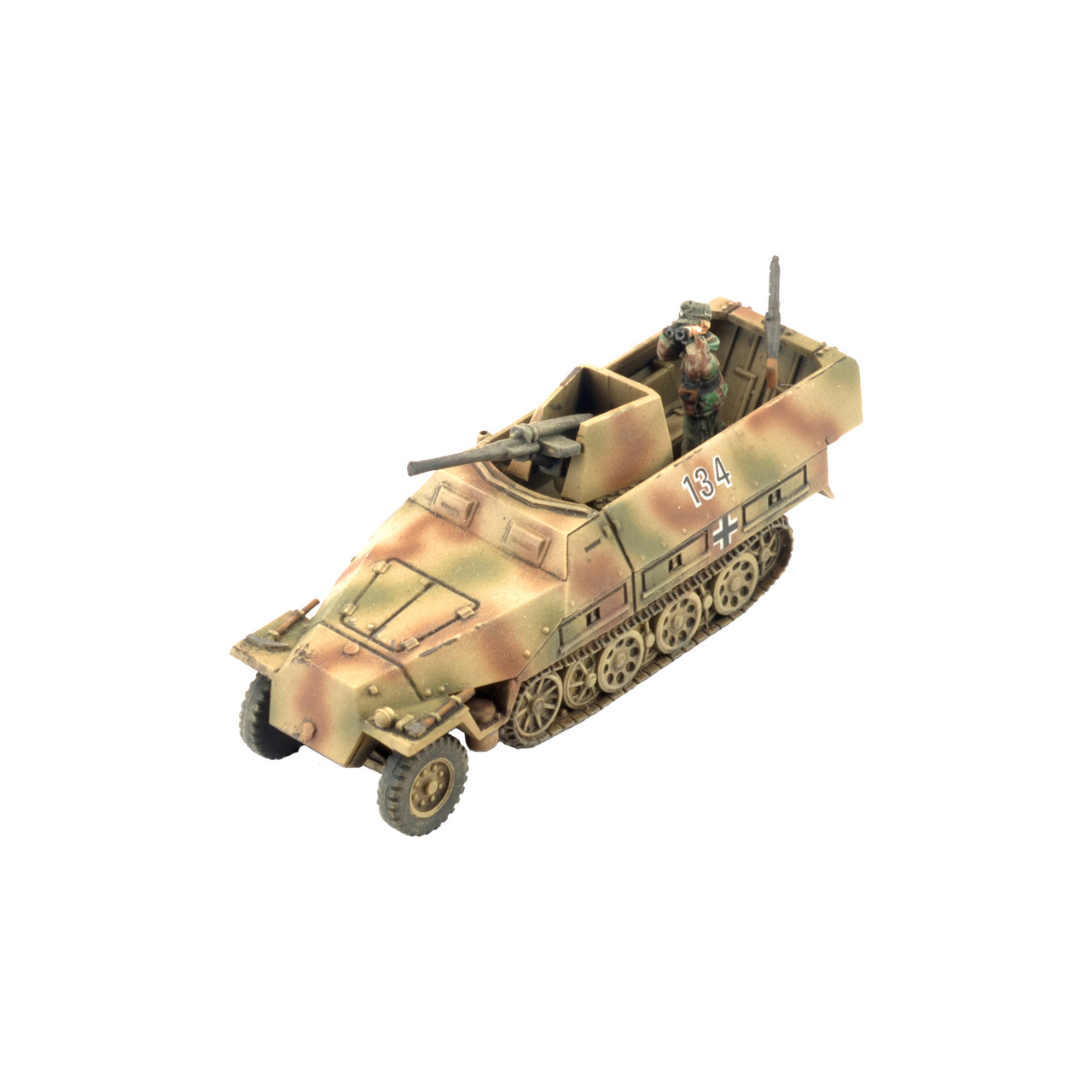 German Sd Kfz 251 2cm/Triple 15mm Armoured Flak Platoon