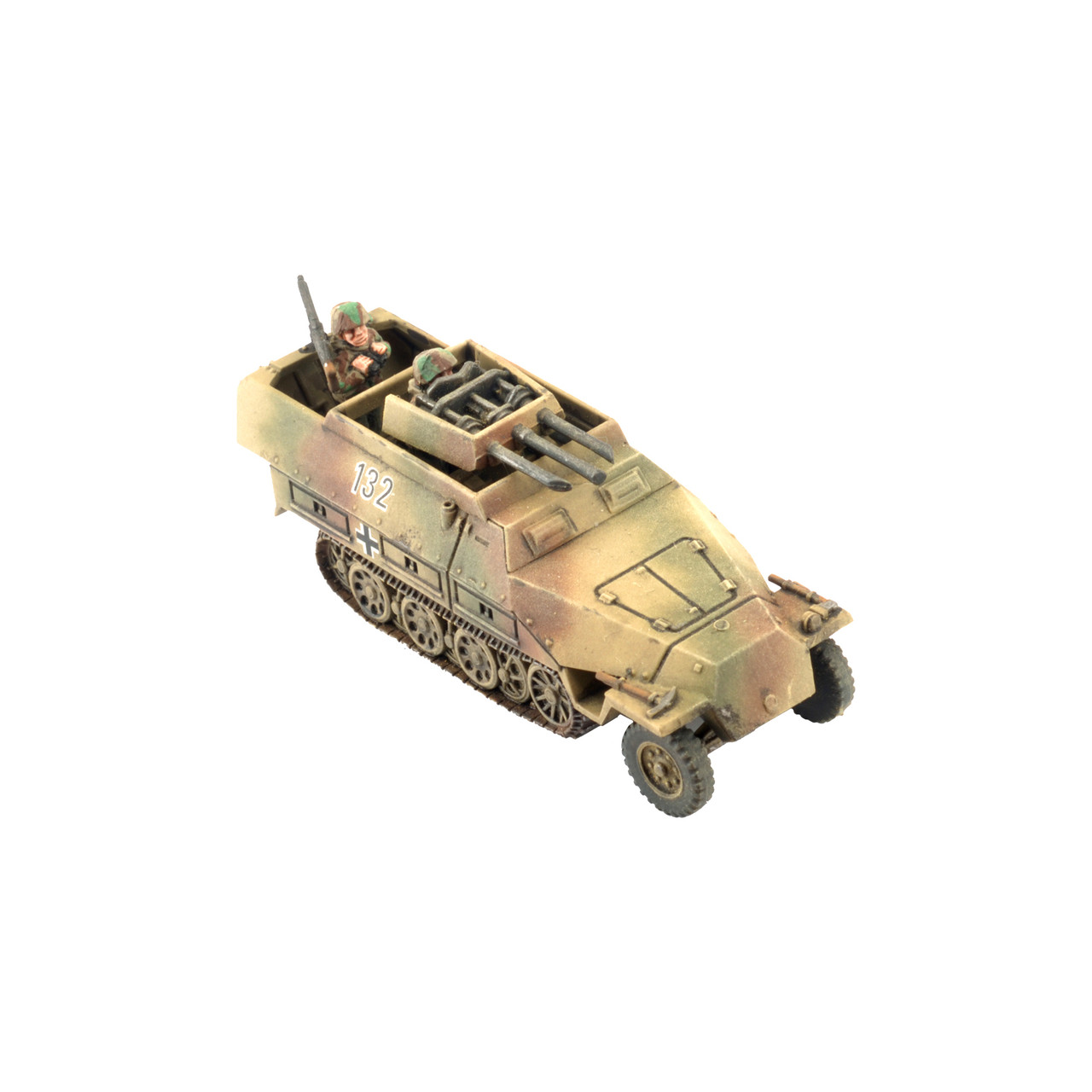 German Sd Kfz 251 2cm/Triple 15mm Armoured Flak Platoon