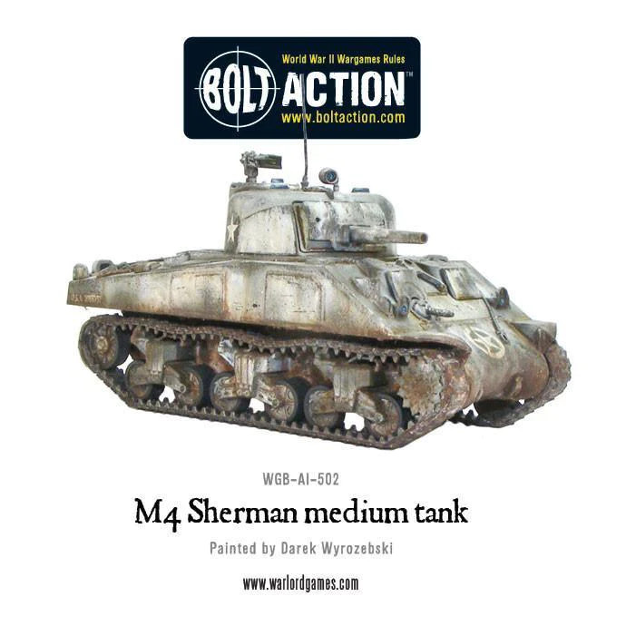 M4 Sherman Medium Tank (plastic) - Kick-Ass Mail Order