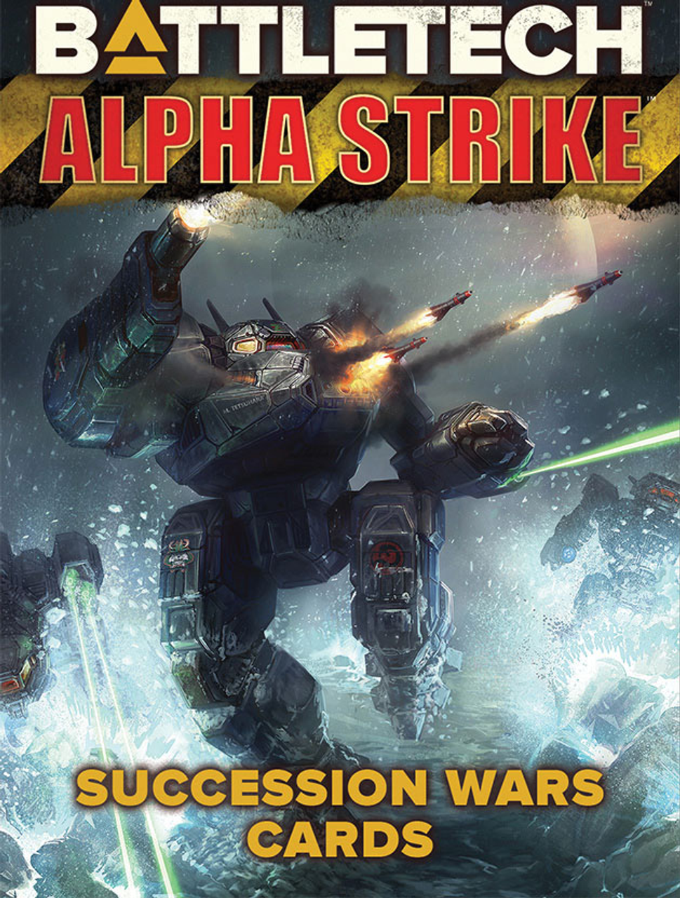 BattleTech: Alpha Strike Game Aids - Succession Wars Cards - CAT35685