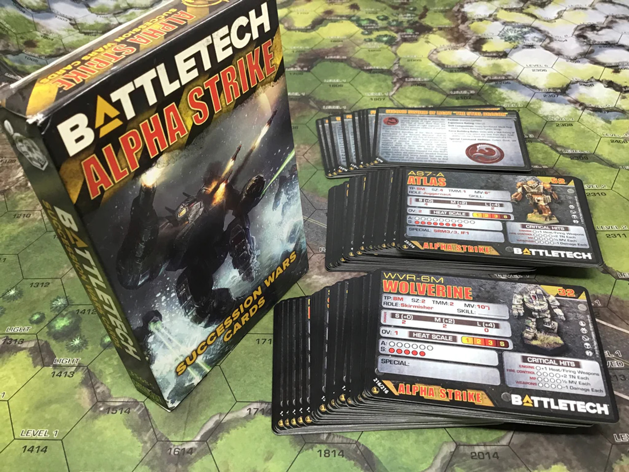 BattleTech: Alpha Strike Game Aids - Succession Wars Cards - CAT35685
