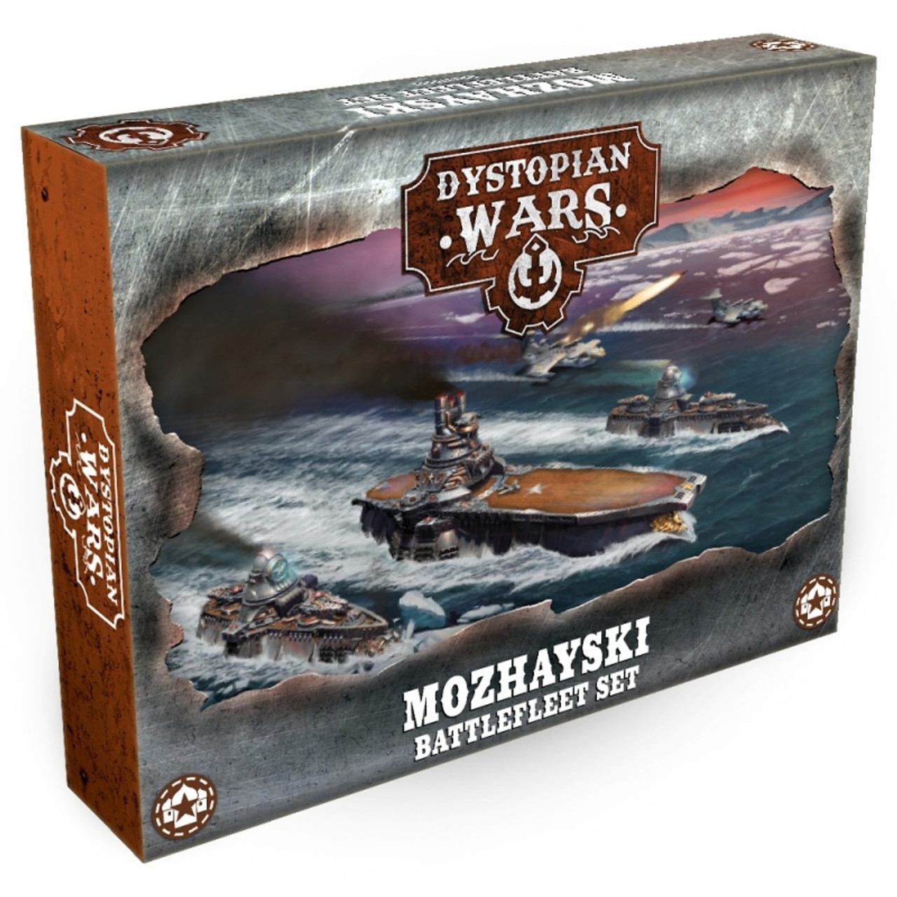 Dystopian Wars Mozhayski Battlefleet Set