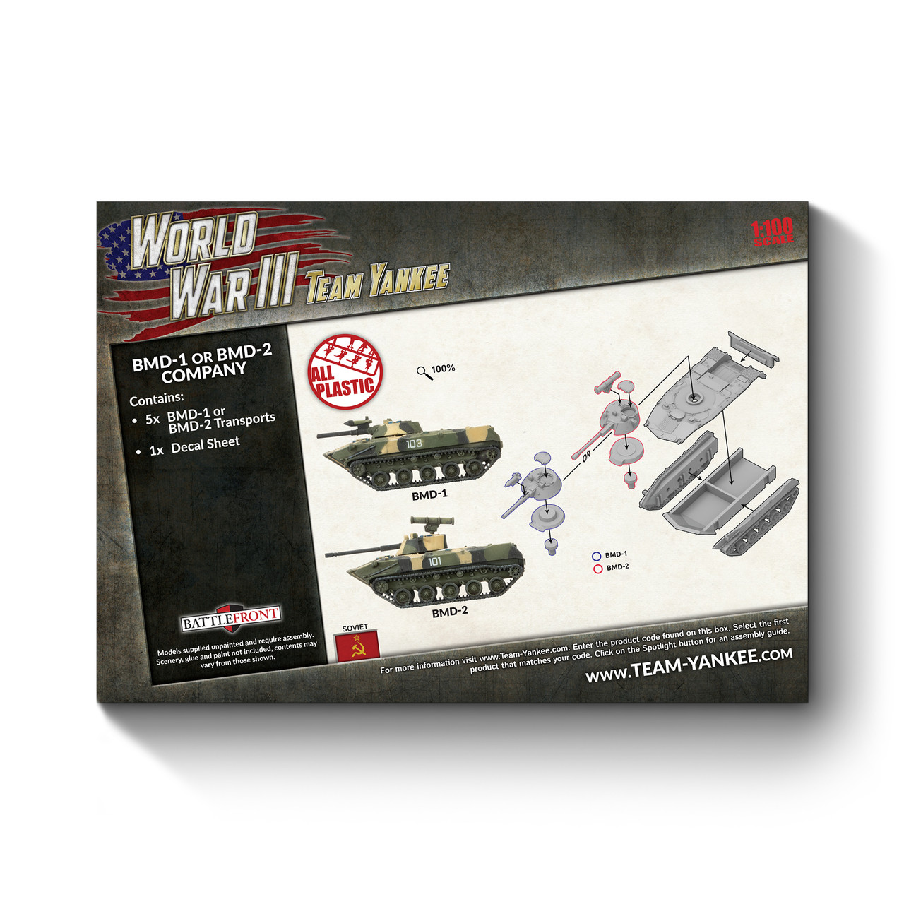 Soviet BMD-1 or BMD-2 Company