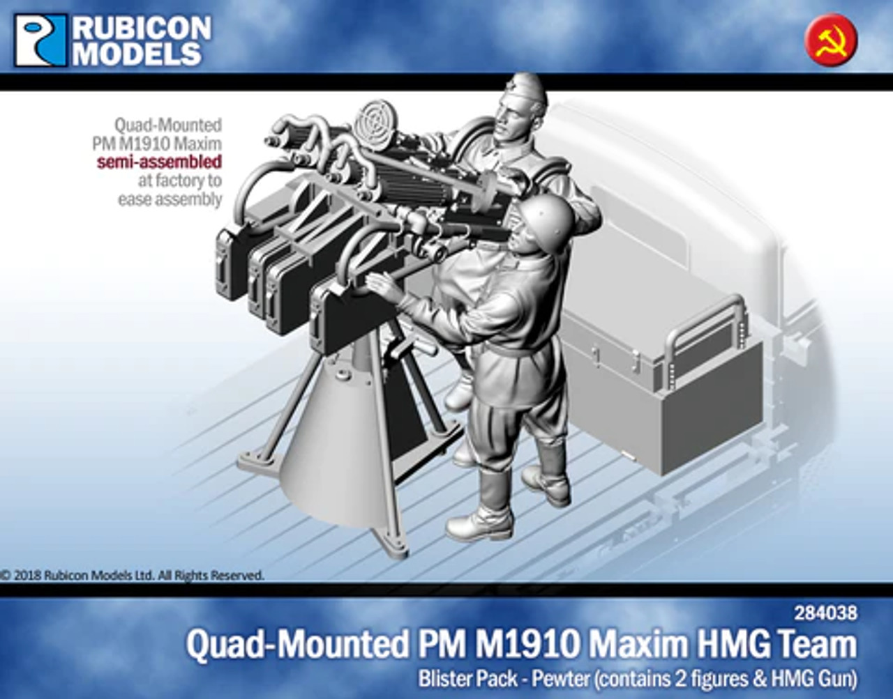 Quad-Mounted PM M1910 Maxim HMG - 284038