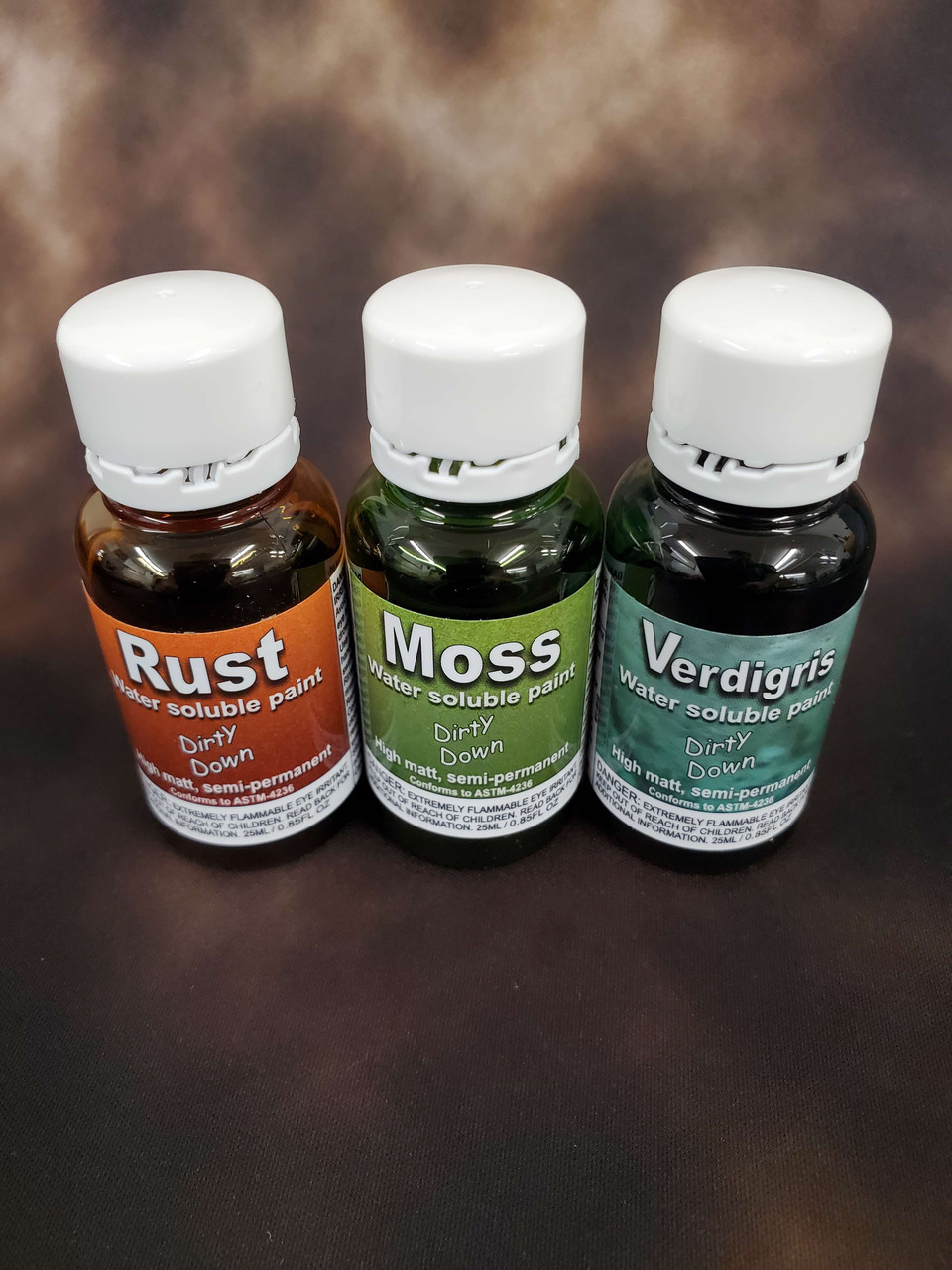 Dirty Down Combo Pack - Rust, Moss, & Verdigris