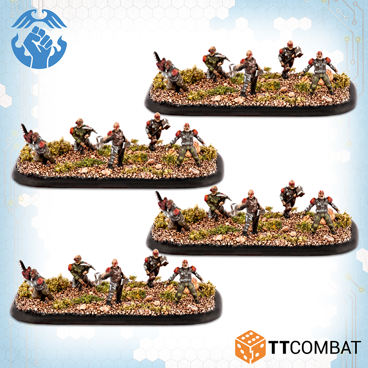 Resistance Berserker Assault Troops - TTDZR-RES-022