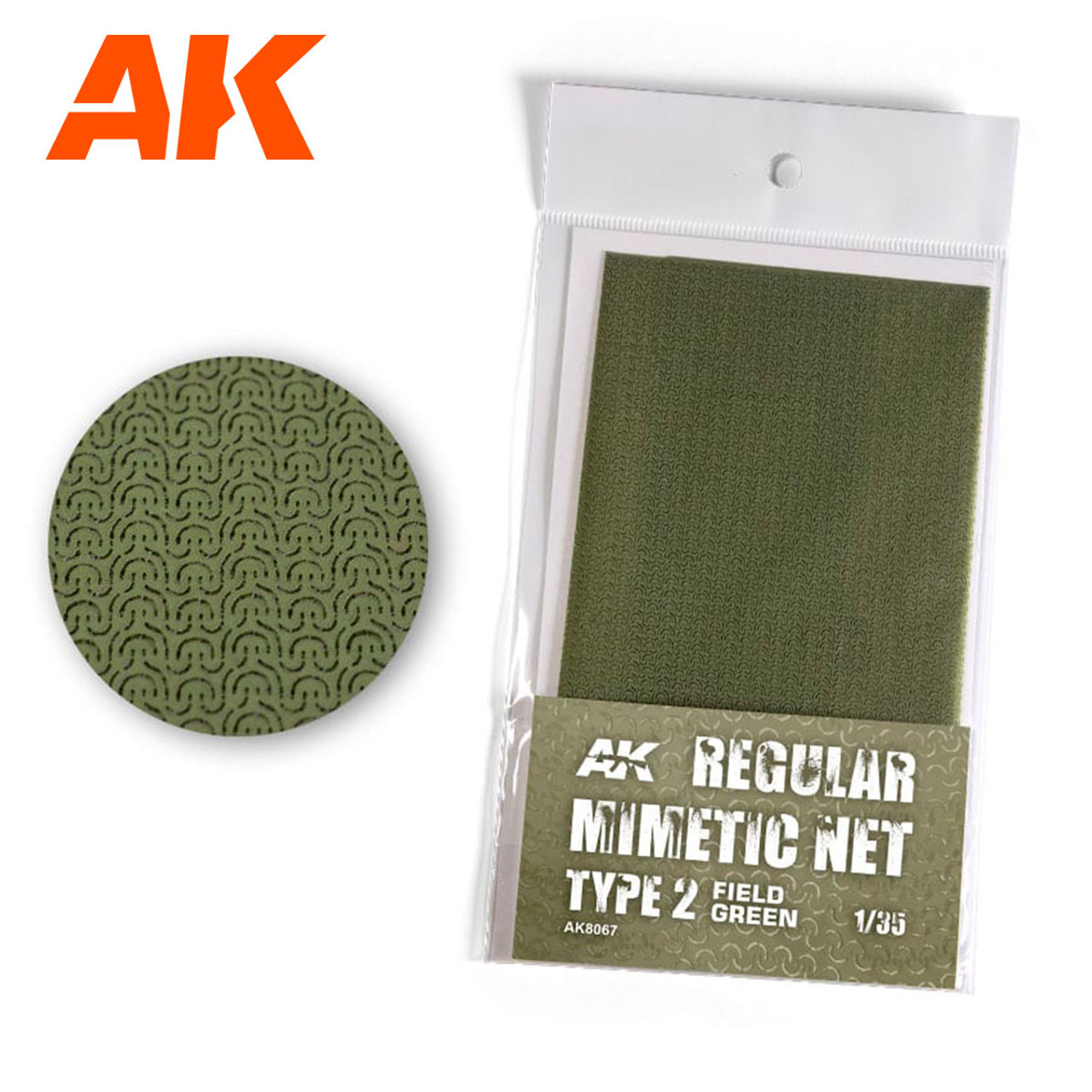 AK Interactive Regular Camouflage Net Type 2 Field Green