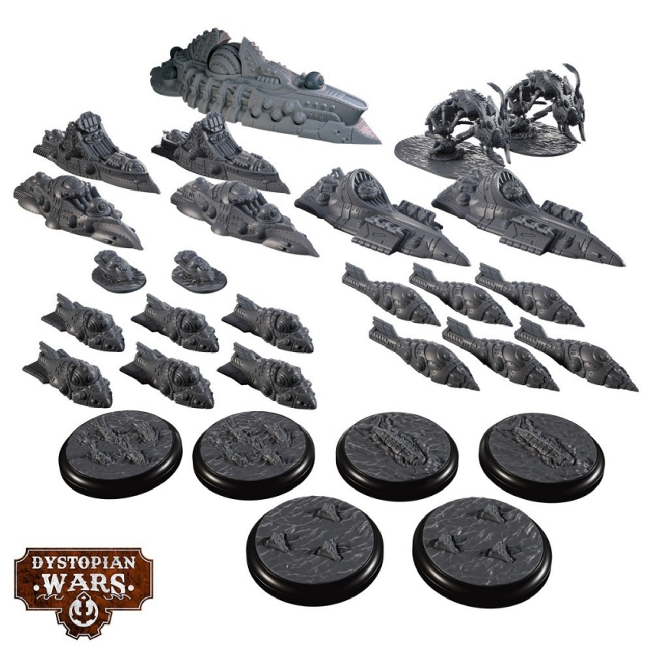 Dystopian Wars: Archimedes Battlefleet Set