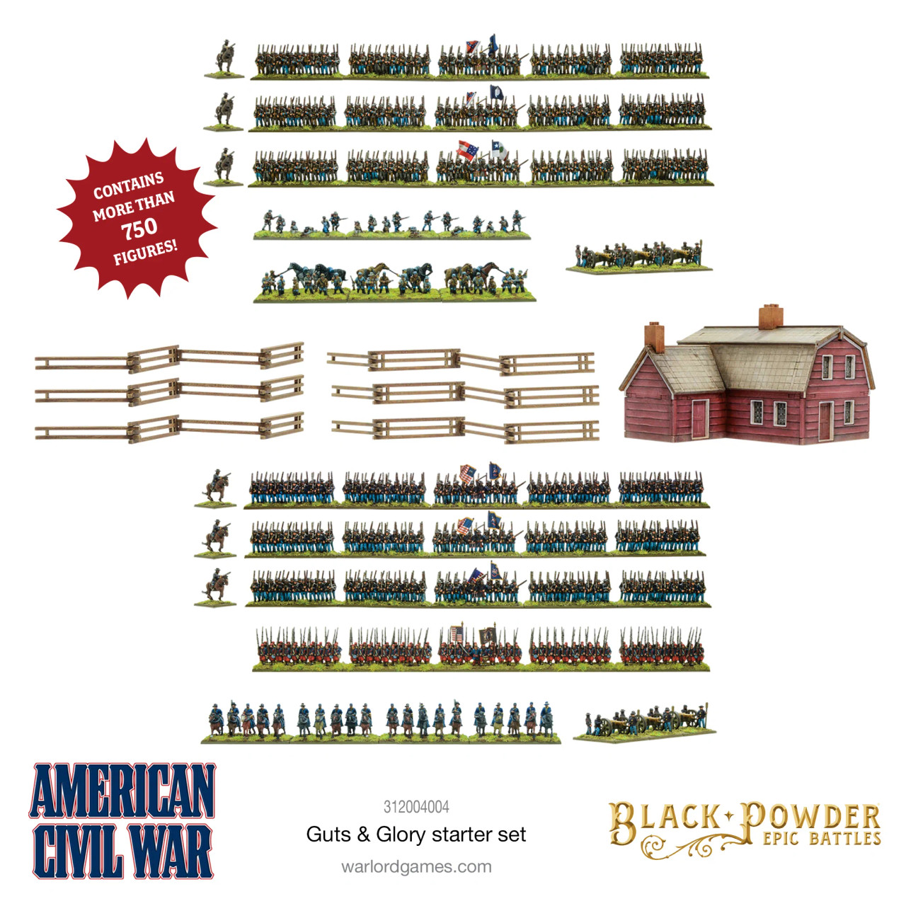 Epic Battles American Civil War Guts & Glory Starter Set