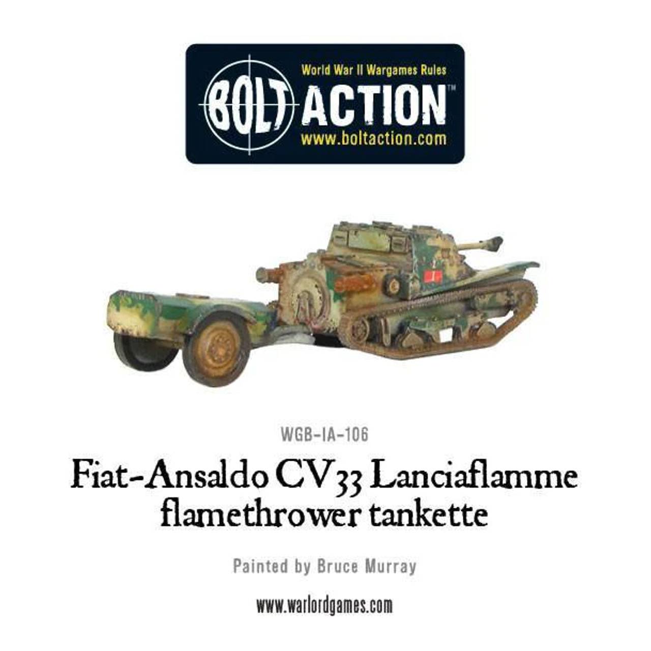 Fiat-Ansaldo CV33 Lanciaflamme Flamethrower Tankette