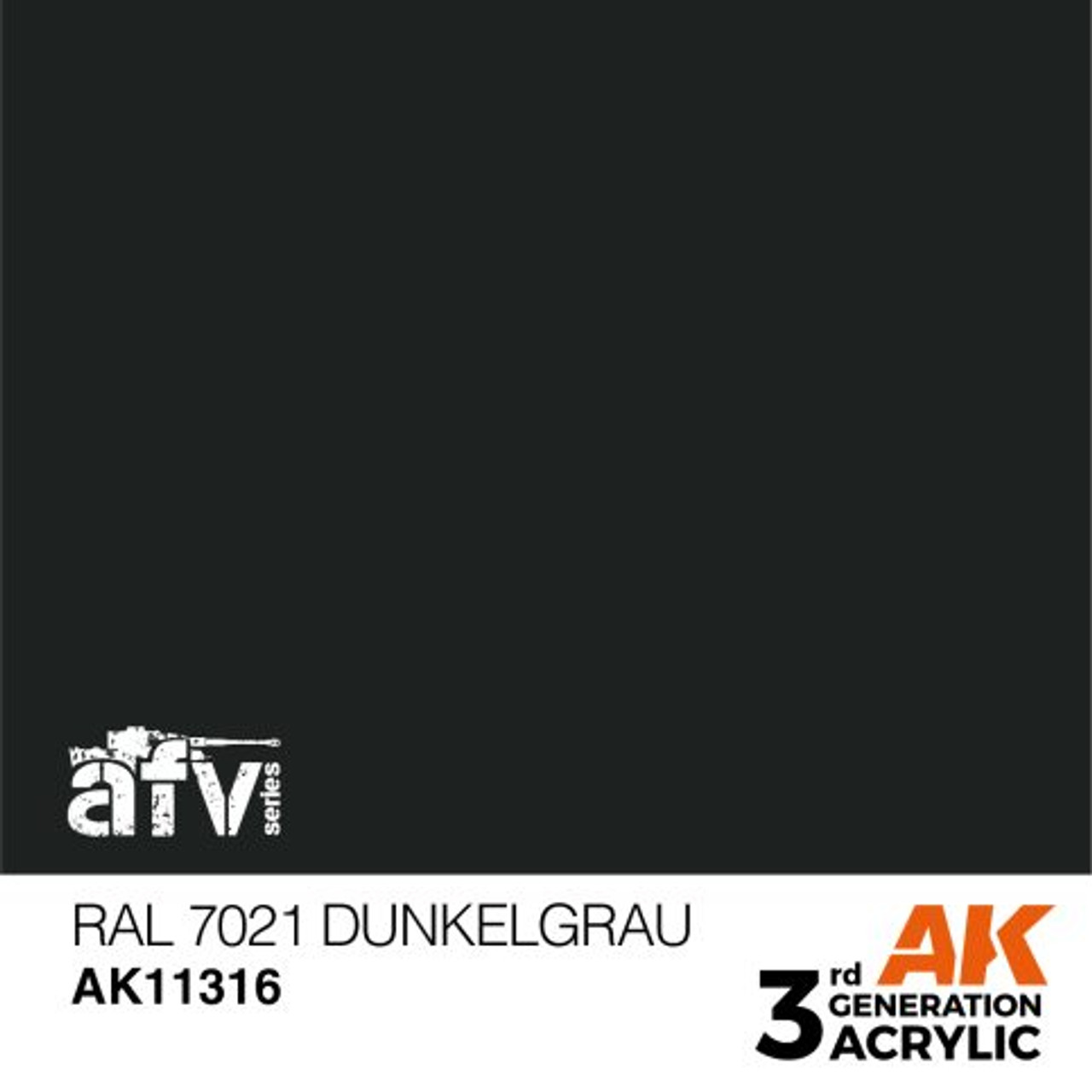 RAL 7021 Dunkelgrau - AK 3Gen