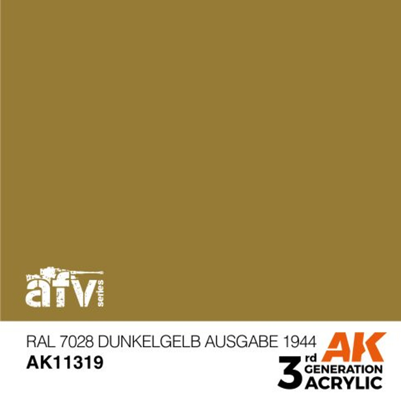 RAL 7028 Dunkelgelb Ausgabe 1944 - AK 3Gen