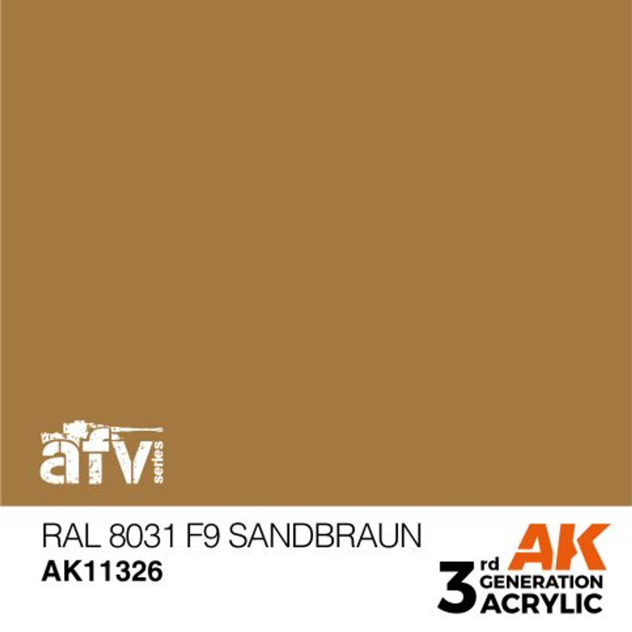 RAL 8031 F9 Sandbraun - AK 3Gen