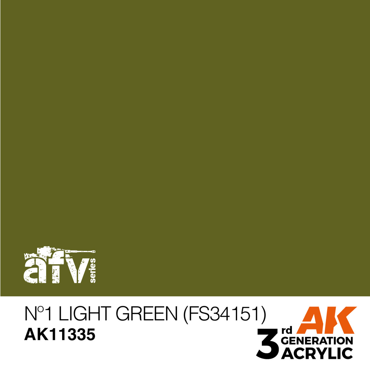 Nº1 Light Green (FS34151) - AK 3Gen