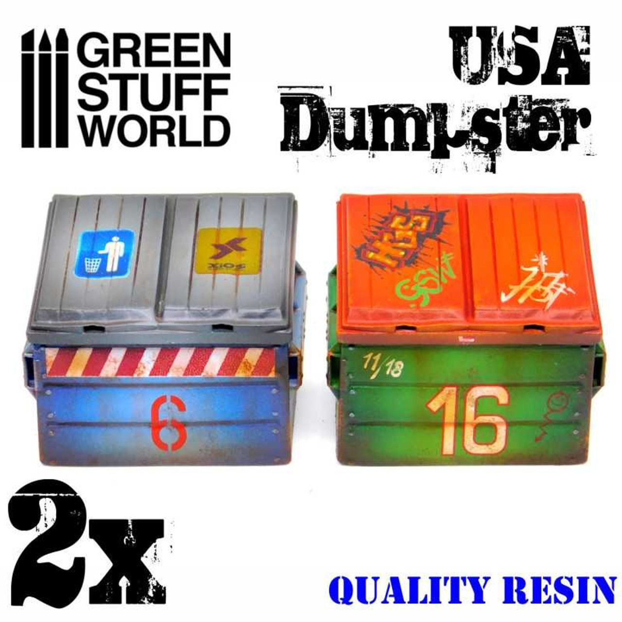 Resin: USA Style Dumpster