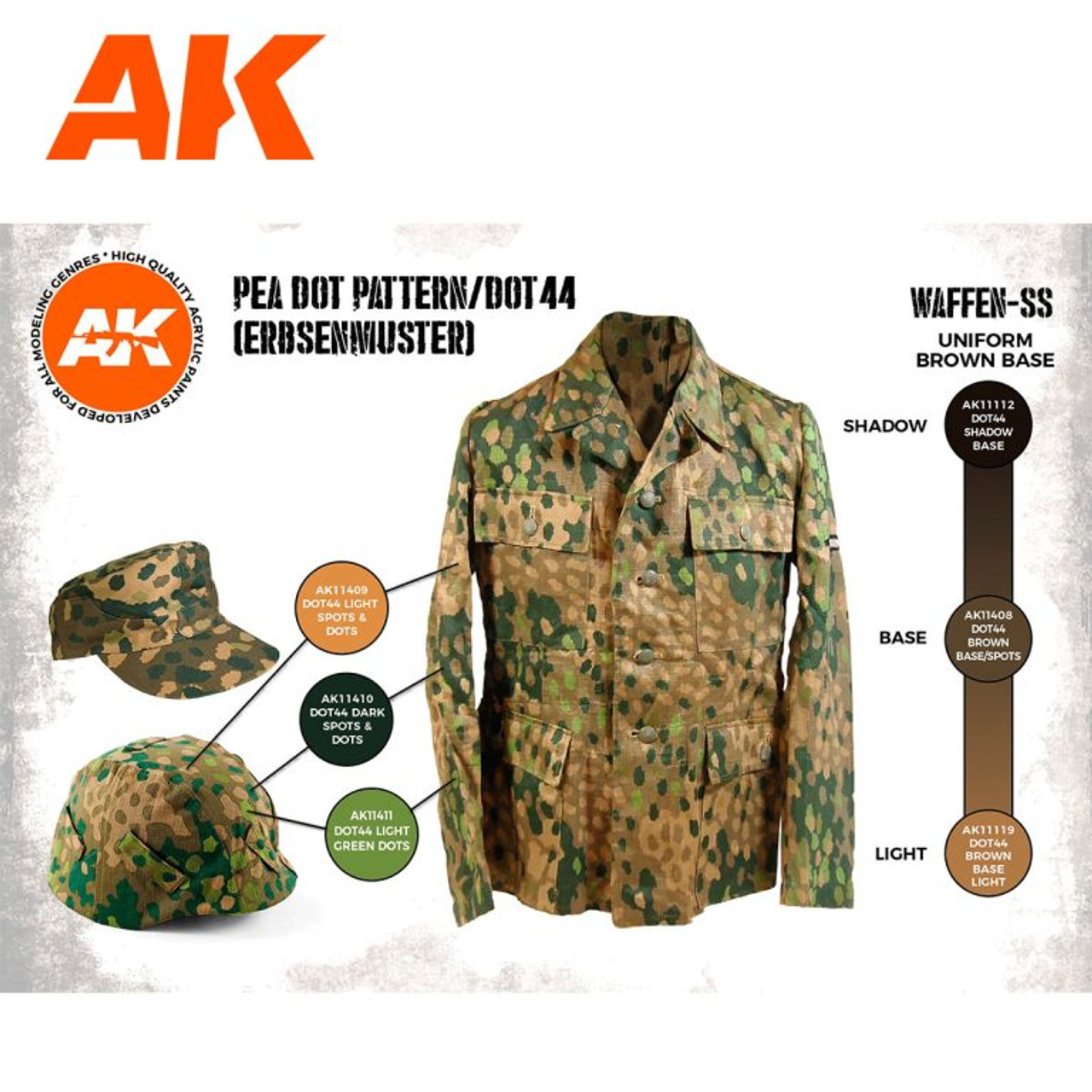 Waffen SS 44 Dot Uniforms Colors 3G
