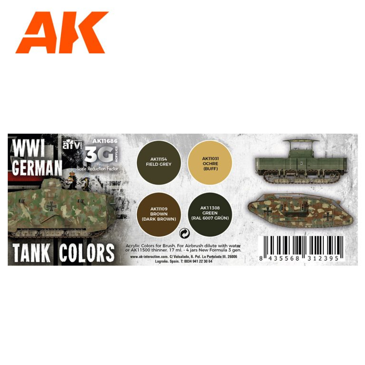 WWI German Tank Colors