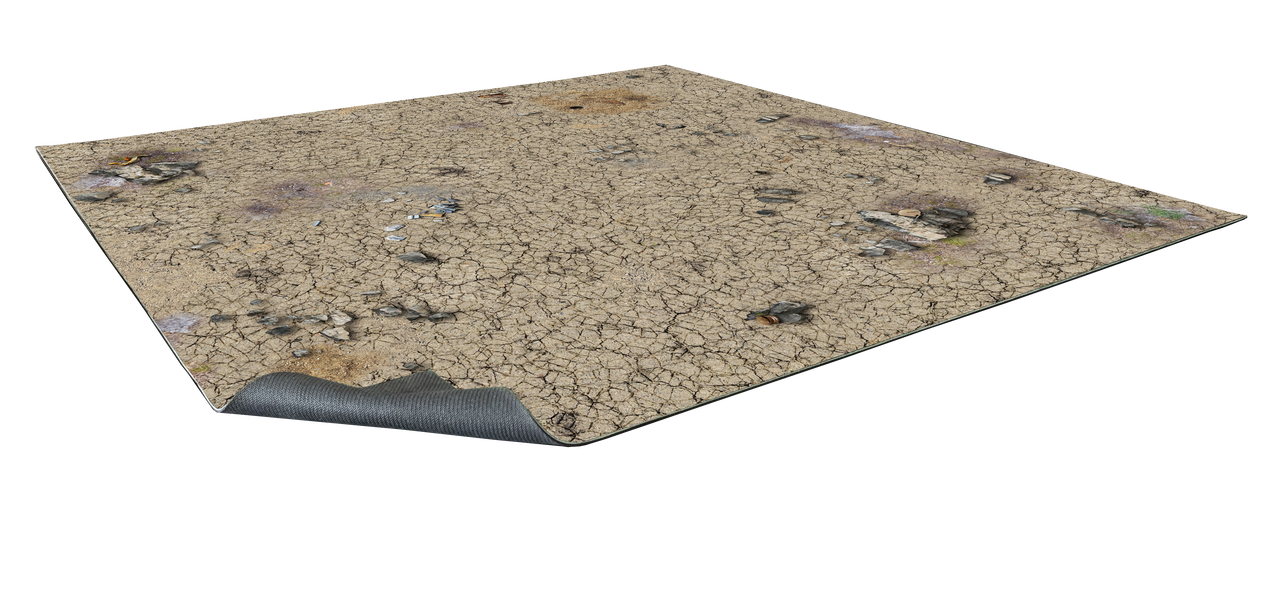 Desert Wasteland Gaming Mat 3'x3'