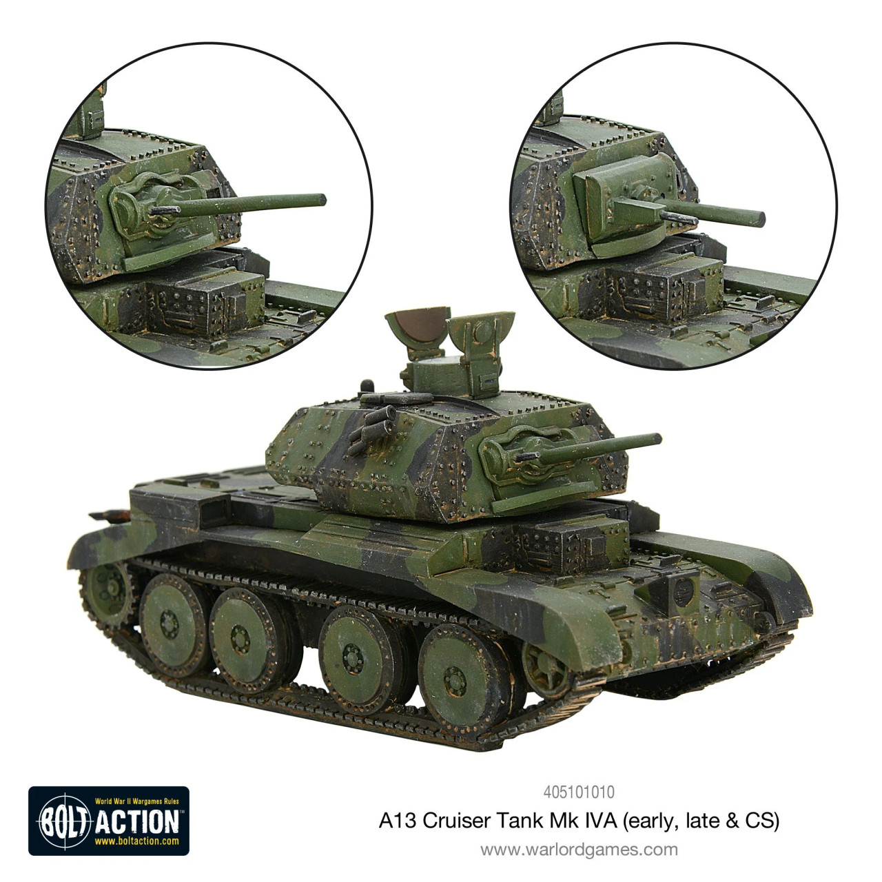 A13 Cruiser Tank Mk IVA (Early, Late & CS)