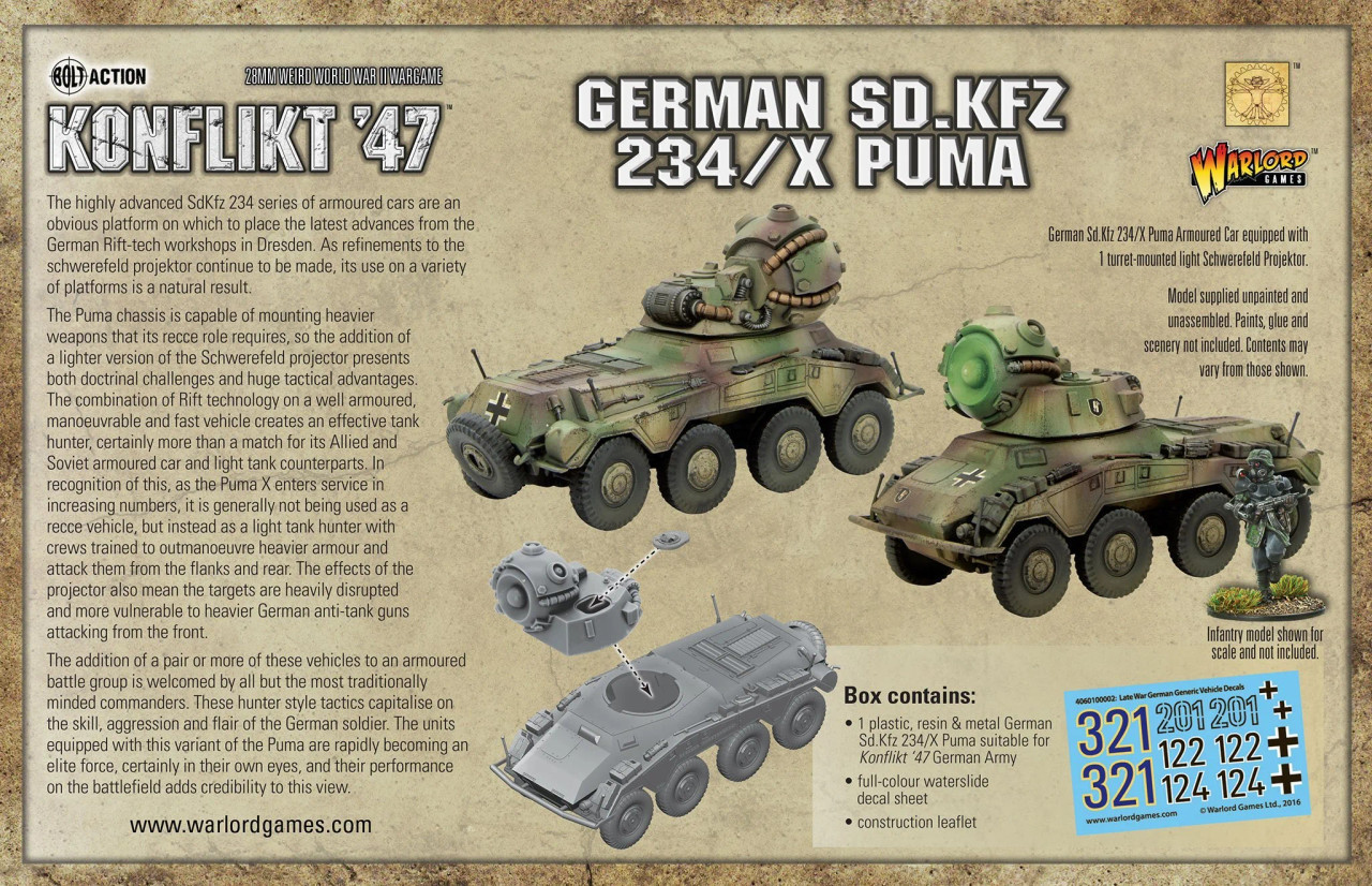 Konflikt 47: Sd.Kfz 234/X Puma - Kick-Ass Mail Order