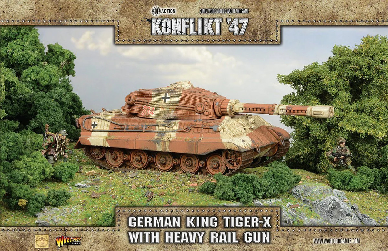 Konflikt 47: King Tiger-X with heavy rail gun