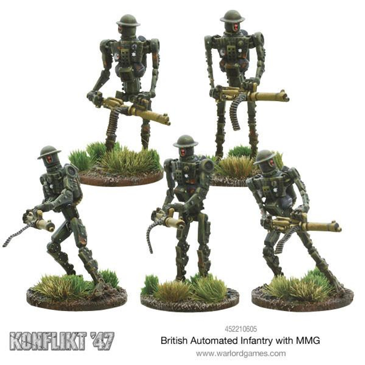Konflikt 47: British Automated Infantry with MMG box set