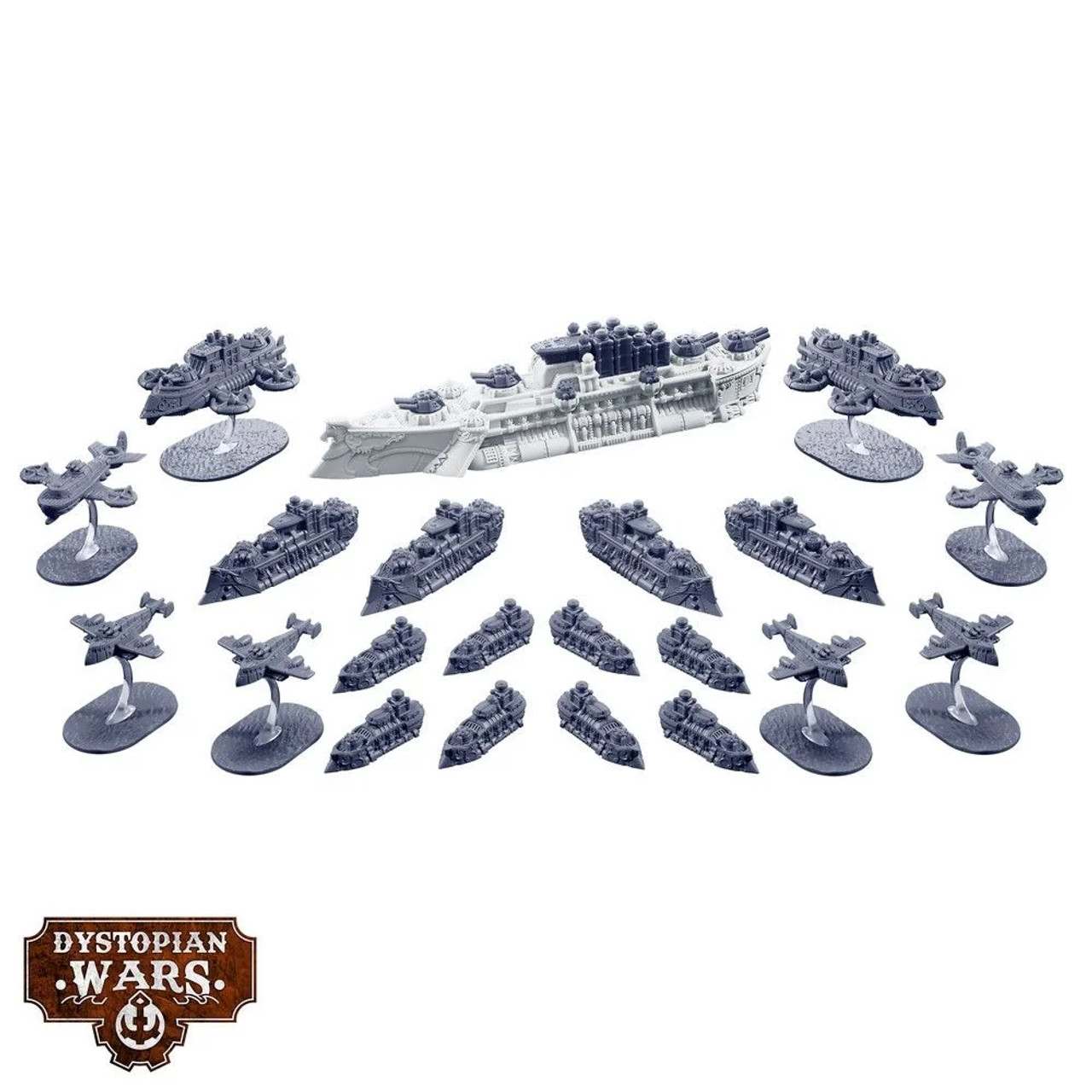 Dystopian Wars Gloriana Battlefleet Set