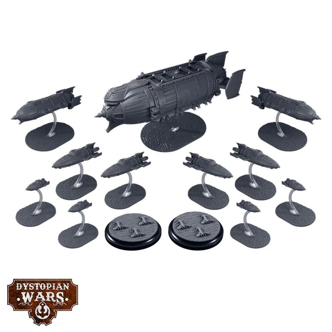 Dystopian Wars: Zeppelin Battlefleet Set