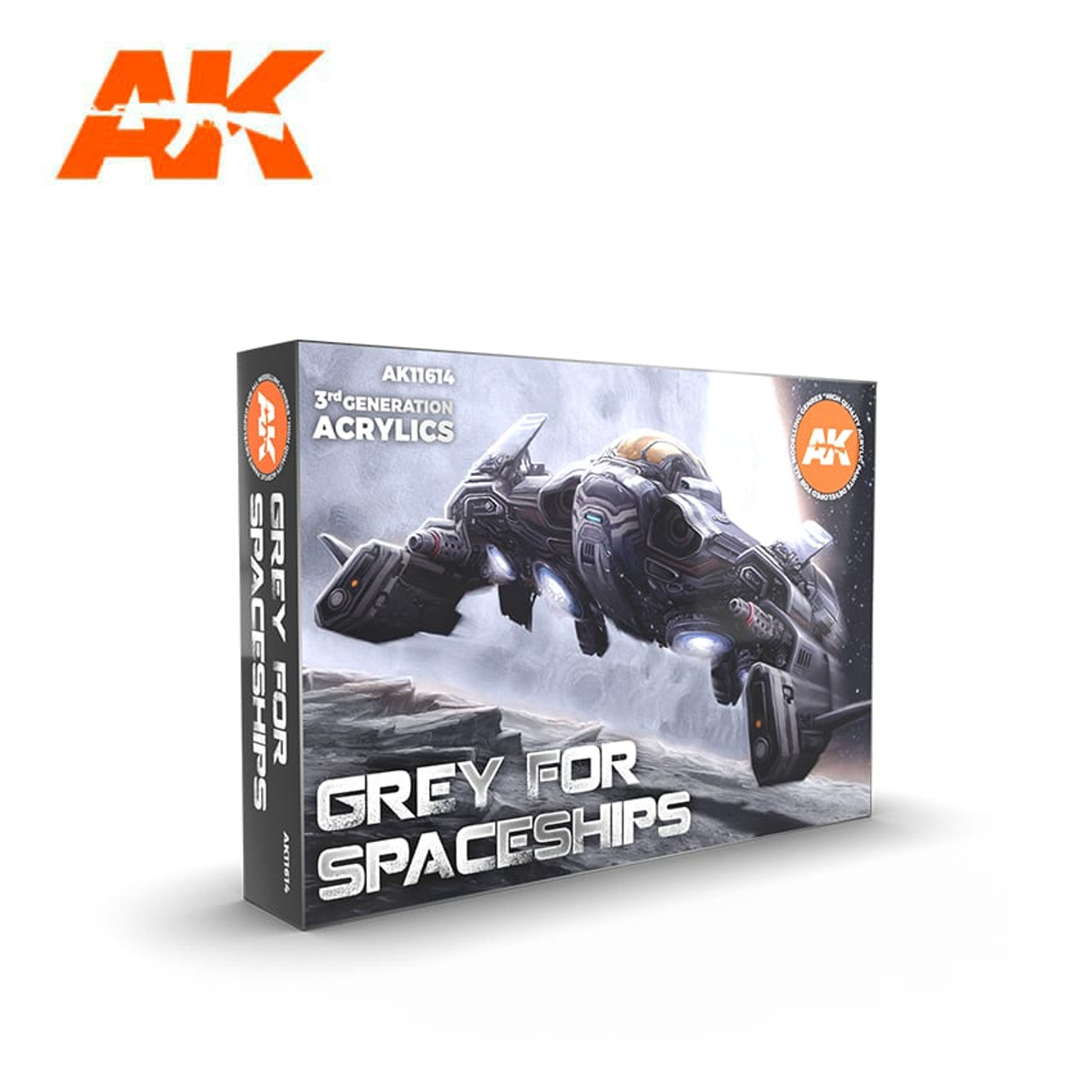 AK Interactive 3G: Grey for Spaceships Set