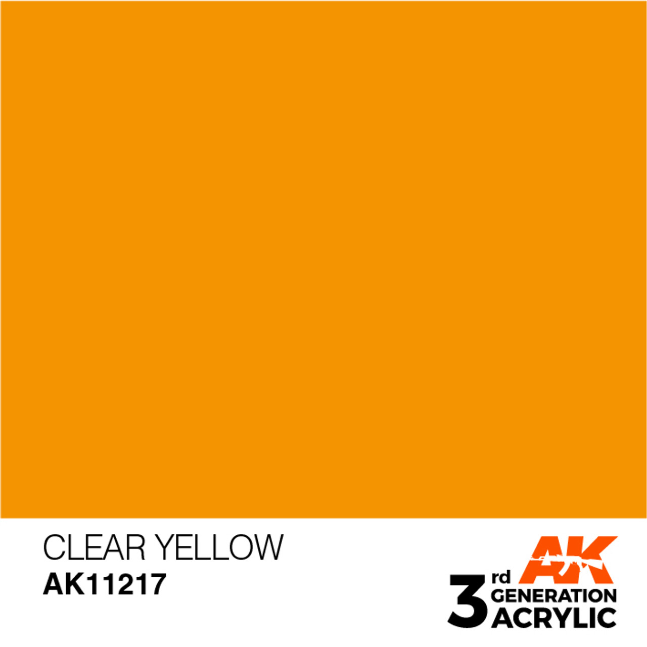 Clear Yellow - AK 3Gen Acrylic