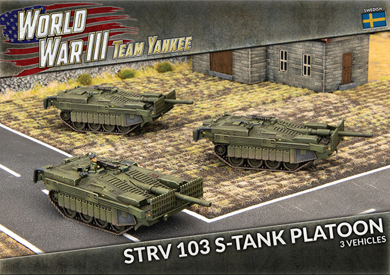 Strv 103 S-tank Platoon (x3 Plastic) - TSWBX01