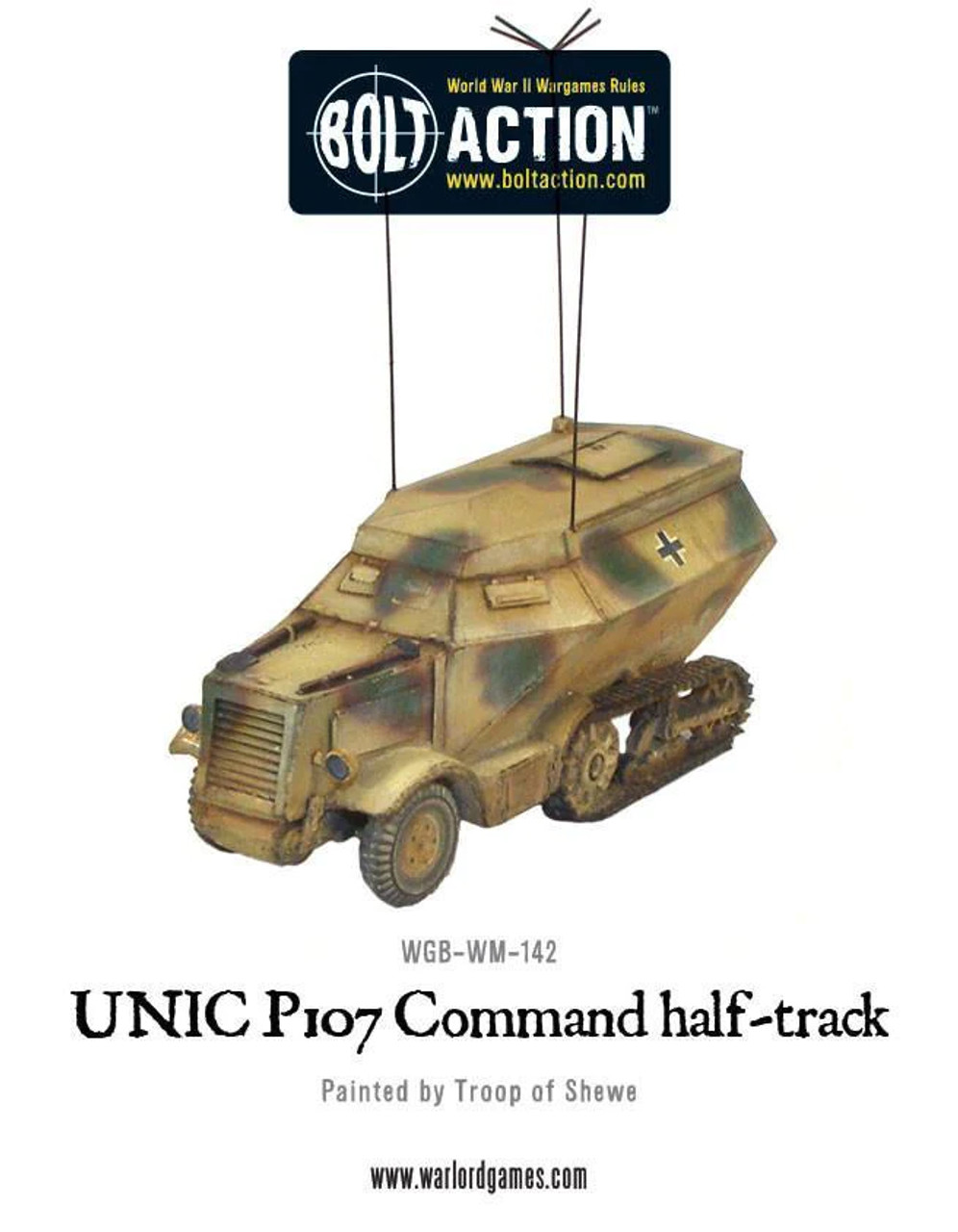 UNIC P107 Command Half Track