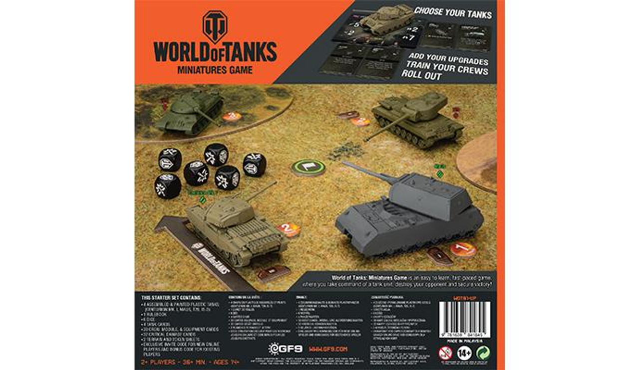 World of Tanks Starter Set (Maus, T29, IS-3, Centurion)