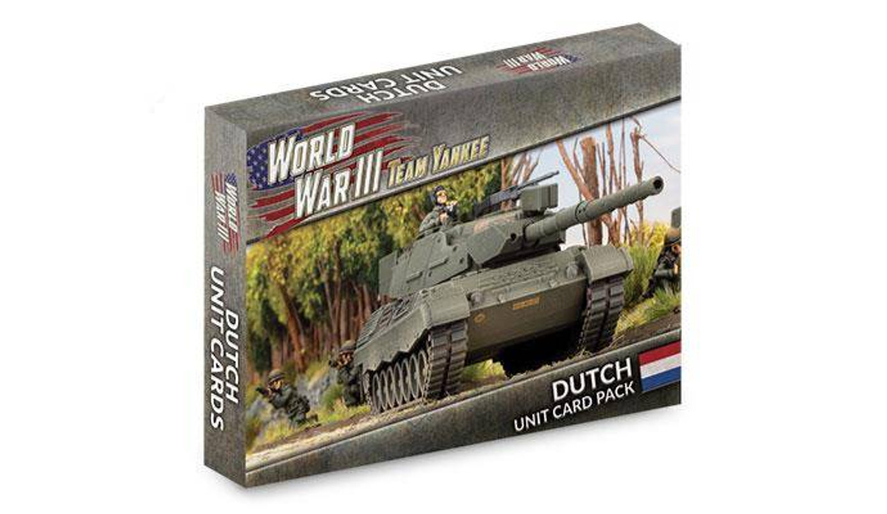 Dutch Unit Card Pack (31x Cards) - WW3-09D