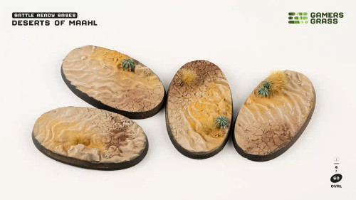 Deserts of Maahl Bases, Oval 60mm (x4)