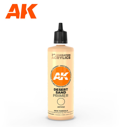 AK Interactive 3G: Desert Sand Acrylic Primer 100ml