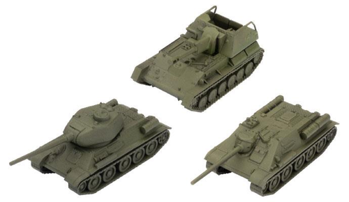 USSR Tank Platoon | T-34-85 - SU-76m - SU-85 | - WOT76