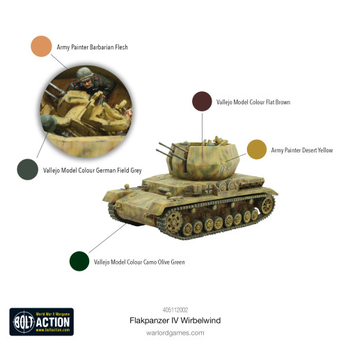 Flakpanzer IV Wirbelwind (Resin) - 405112002 - Kick-Ass Mail