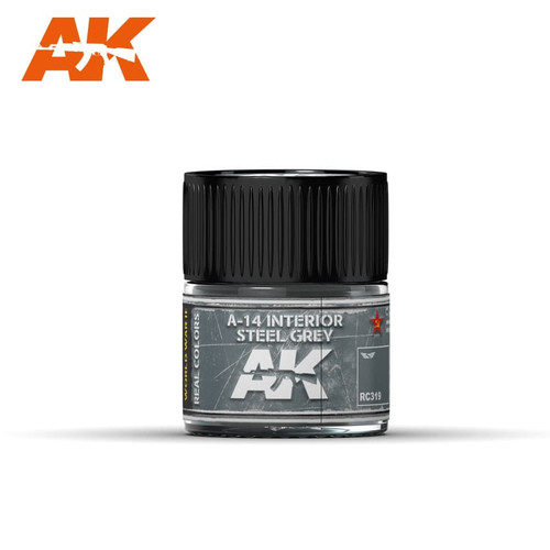 AK Real Colors - A-14 Interior Steel Grey 10ml