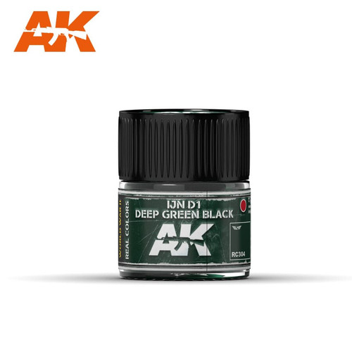 AK Real Colors - IJN D1 Deep Green Black 10ml