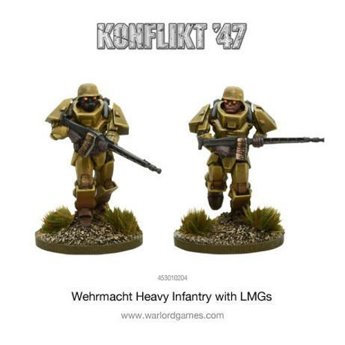 Konflikt '47 German Heavy Infantry With LMGs