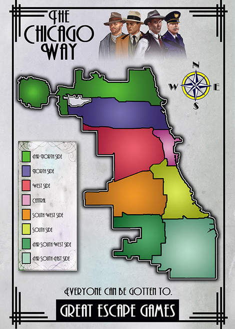 The Chicago Way Rule Book (includes TCW card deck and game markers)